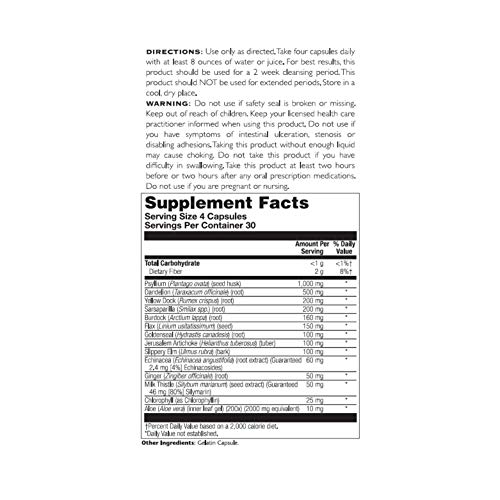 Solaray Total Cleanse Multisystem+ | 120 VegCaps