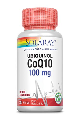Solaray Ubiquinol CoQ-10 100 mg | Coenzyma Q10 | 30 Perlas