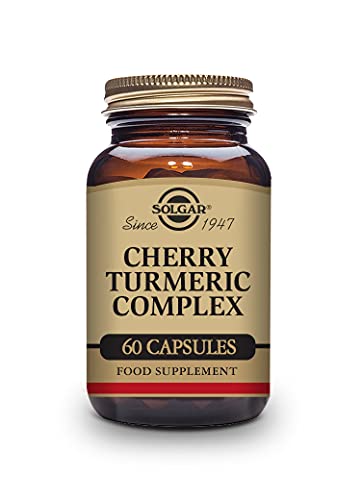 Solgar Cereza y Cúrcuma Complex Cápsulas vegetales - Envase de 60