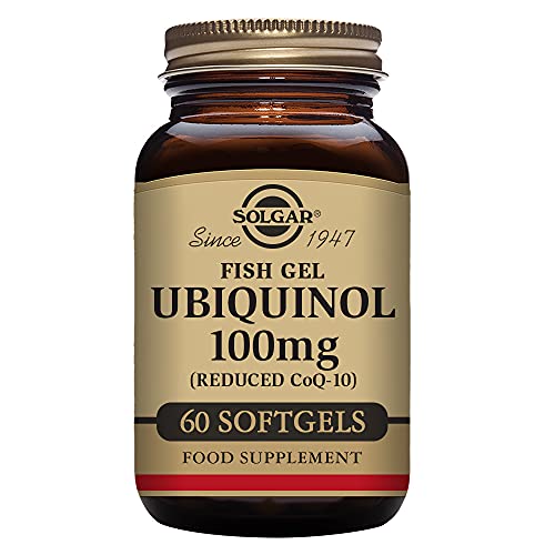 Solgar | Fish Gel Ubiquinol 00 Mg. | Coq-0 Reducido | 60 Cápsulas 200 G, Marrón