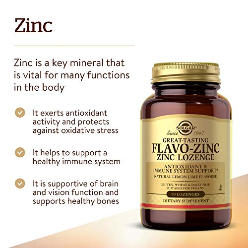 Solgar Flavo-Zinc Comprimidos masticables - Envase de 50