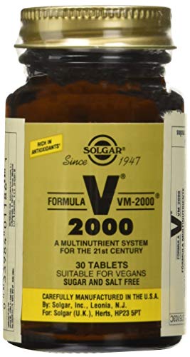 Solgar Fórmula VM-2000 Complemento Alimenticio - 30 Tabletas