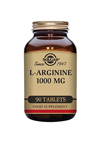 Solgar L-Arginina Comprimidos de 1000 mg, Envase de 90