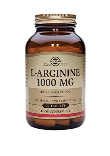 Solgar L-Arginina Comprimidos de 1000 mg, Envase de 90