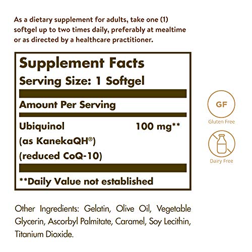Solgar Ubiquinol 100 mg (Q10) - 50 perlas