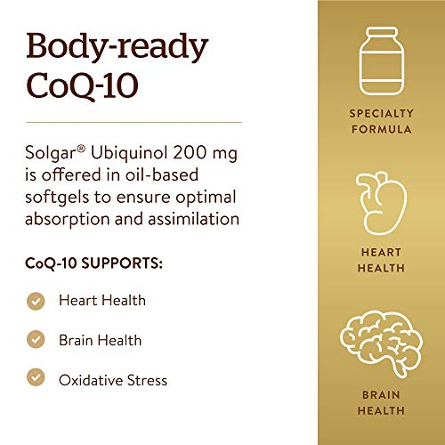 Solgar Ubiquinol 100 mg (Q10) - 50 perlas