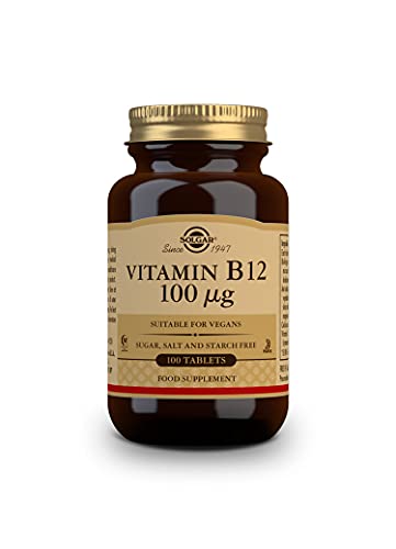 Solgar Vitamina B12 µg Comprimidos - Envase De, Multicolor, One size, Vanilla, 100 Unidad