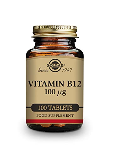 Solgar Vitamina B12 µg Comprimidos - Envase De, Multicolor, One size, Vanilla, 100 Unidad