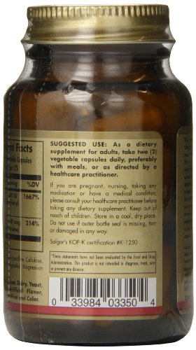 Solgar® Vitamina E con Selenio (sin levadura) para la protección de las células contra el daño oxidativo - 50 cápsulas vegetales