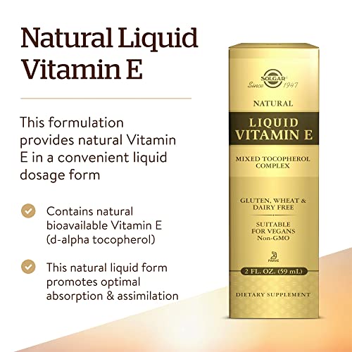 Solgar Vitamina e Líquida, Naranja, 59.2 Ml