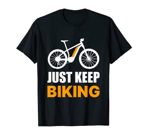 Solo mantén la bicicleta eléctrica Camiseta