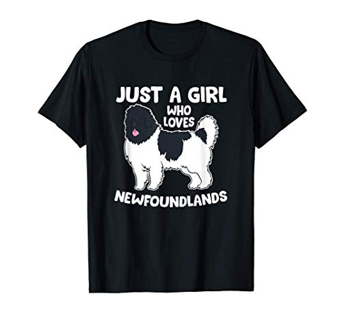 Sólo una chica que ama a los perros de Terranova Camiseta