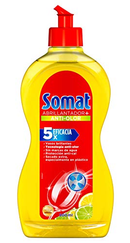 Somat Abrillantador Limón para lavavajillas máquina + Secado Extra - 500 ml