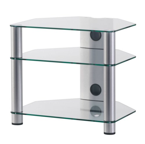 Sonorous Roxy RX2140 Claro Cristal y Plata Aluminio Separa de Alta fidelidad Rack