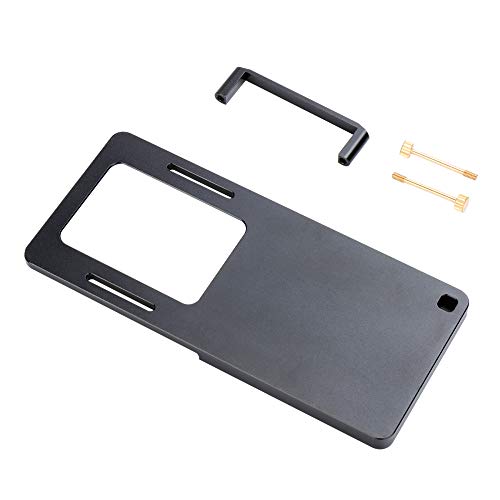 Soporte de placa de adaptador de cardán para Gopro 7/6/5/4/3 / Xiaoyi Montaje de cámara Ajuste universal para 3 ejes DJI Zhiyun Gimbal