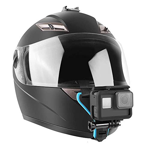 Soporte para Casco de Motocicleta para GoPro Hero y Otras cámaras de acción, Soporte de Fijación Titular de la Barbilla del Casco de la Motocicleta