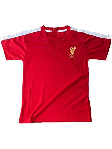 source lab ltd Camiseta de fútbol Mohamed Salah. Camiseta roja número 11. Primera camisa. Réplica oficial autorizada. Tallas de adulto y niño.