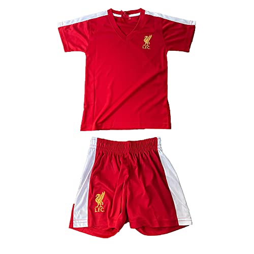 source lab ltd Conjunto de fútbol Mohamed Salah número 11 camiseta personalizada + pantalón corto. Primera dividida. Réplica oficial autorizada. Tallas de adulto y niño.