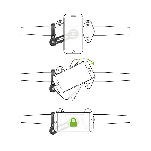 SP Connect Soporte de teléfono móvil para motocicleta, resistente al agua, para moto, bicicleta, ciclomotor, accesorio para todos los teléfonos inteligentes como iPhone Samsung