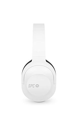 SPC Crow Auriculares de Diadema Bluetooth y micrófono en Color Blanco