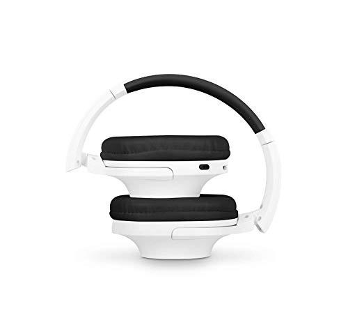 SPC Crow Auriculares de Diadema Bluetooth y micrófono en Color Blanco