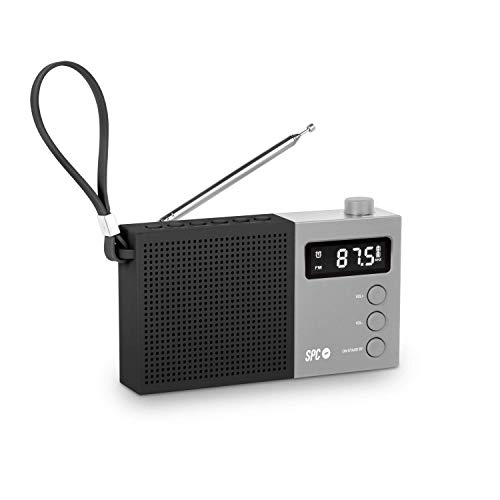 SPC Jetty MAX Radio Digital Portátil FM con 50 Emisoras Y Pantalla LCD