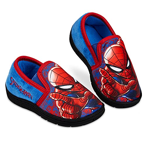 Spiderman Zapatillas Casa Niño, Zapatillas Niño con Suela Antideslizante, Merchandising Oficial Regalos para Niños (Rojo, 33 EU, numeric_33)