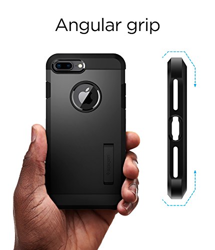 Spigen Funda Tough Armor Compatible con iPhone 7 Plus y Compatible con 8 Plus - Negro