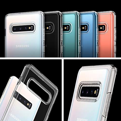 Spigen Funda Ultra Hybrid Compatible con Samsung Galaxy S10 - Transparente