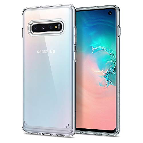 Spigen Funda Ultra Hybrid Compatible con Samsung Galaxy S10 - Transparente