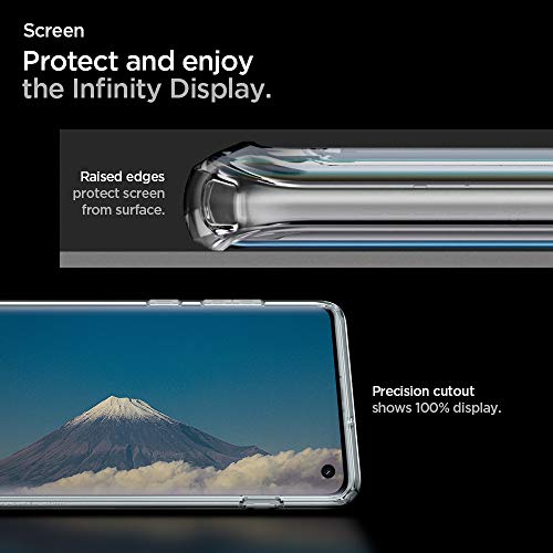 Spigen Funda Ultra Hybrid Compatible con Samsung Galaxy S10 - Transparente