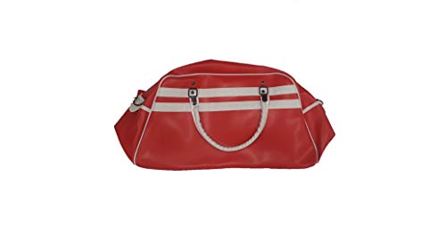 SPINNING® Unisex retrobag Retro Bolsa de Deporte, Rojo, 52 x 32 cmx21 cm