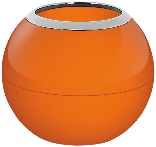 Spirella Accesorio SOBREMESA Bowl-Shiny Orange Vaso 1217242, Naranja, Estandar