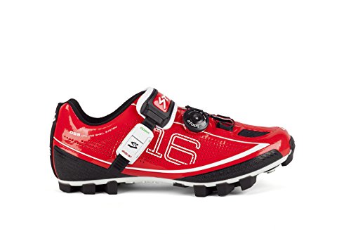 Spiuk 16M MTB Zapatillas, Unisex, Rojo, 37