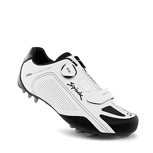 Spiuk Altube MTB C Zapatilla, Unisex Adulto, Blanco Mate, 47