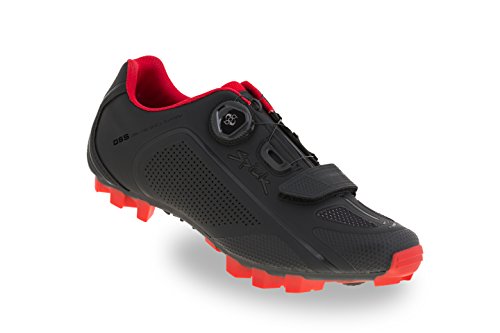 Spiuk Altube Mtb - Zapatilla, Unisex Adulto, Negro / Rojo, 44 EU