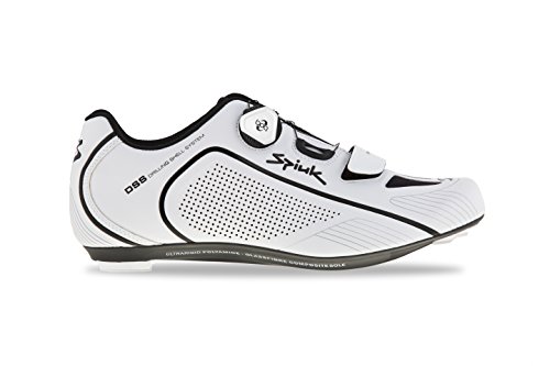 Spiuk Altube Road Zapatilla, Unisex Adulto, Blanco/Negro, 41