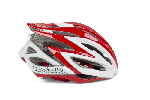 Spiuk Dharma Casco, Unisex Adulto, Rojo/Blanco, 51-56