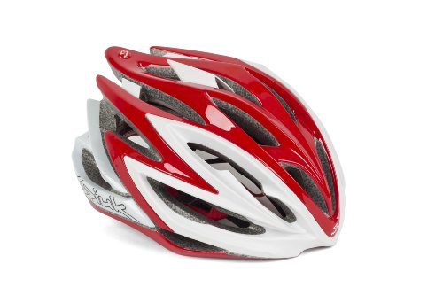 Spiuk Dharma Casco, Unisex Adulto, Rojo/Blanco, 51-56