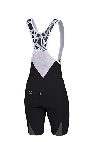 Spiuk Elite Culote Corto, Hombre, Negro/Blanco, M