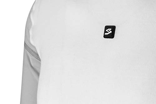 Spiuk Layer 1 Camiseta Térmica, Unisex Adulto, Blanco, S