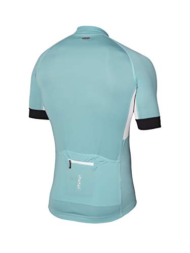 Spiuk Maillot M/C Helios Hombre Turquesa T. L, Talla L