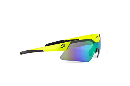 Spiuk Mamba - Gafas de Ciclismo Unisex, Color Amarillo/Negro