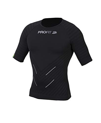 Spiuk Profit Cold&Rain Camiseta Térmica, Unisex Adulto, Negro, L/XL