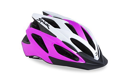 Spiuk Tamera Lite Casco, Unisex Adulto, Fucsia/Blanco, (M-L) 58-62