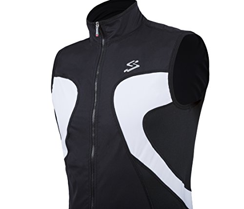 Spiuk Team Light Chaleco, Hombre, Negro/Blanco, M