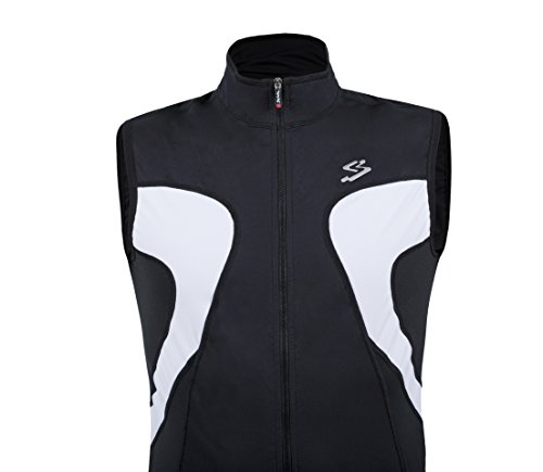 Spiuk Team Light Chaleco, Hombre, Negro/Blanco, M