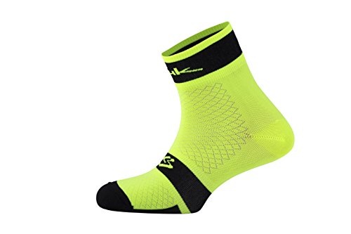 Spiuk XP Summer Pack de Calcetines, Hombre, Blanco/Amarillo AV, 36/39