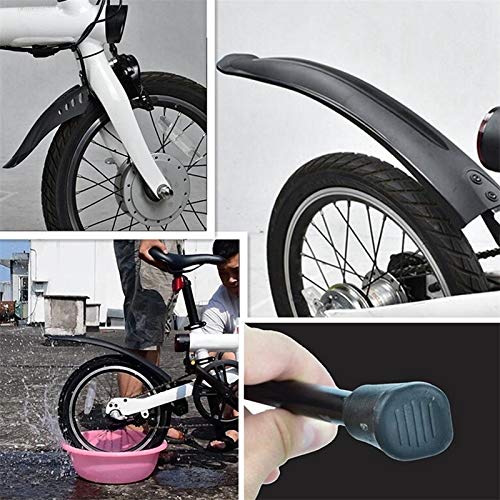 SPLLEADER Bici Neumático Delantero Splash Guardabarros Trasero del Estante del Estante For Xiaomi Qicycle EF1 Eléctrico Accesorios De Bicicletas