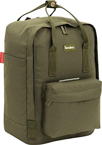 Sportandem Tandem World 3 Mochila Erasmus_Green, Adultos Unisex, Verde (Verde), Talla Única